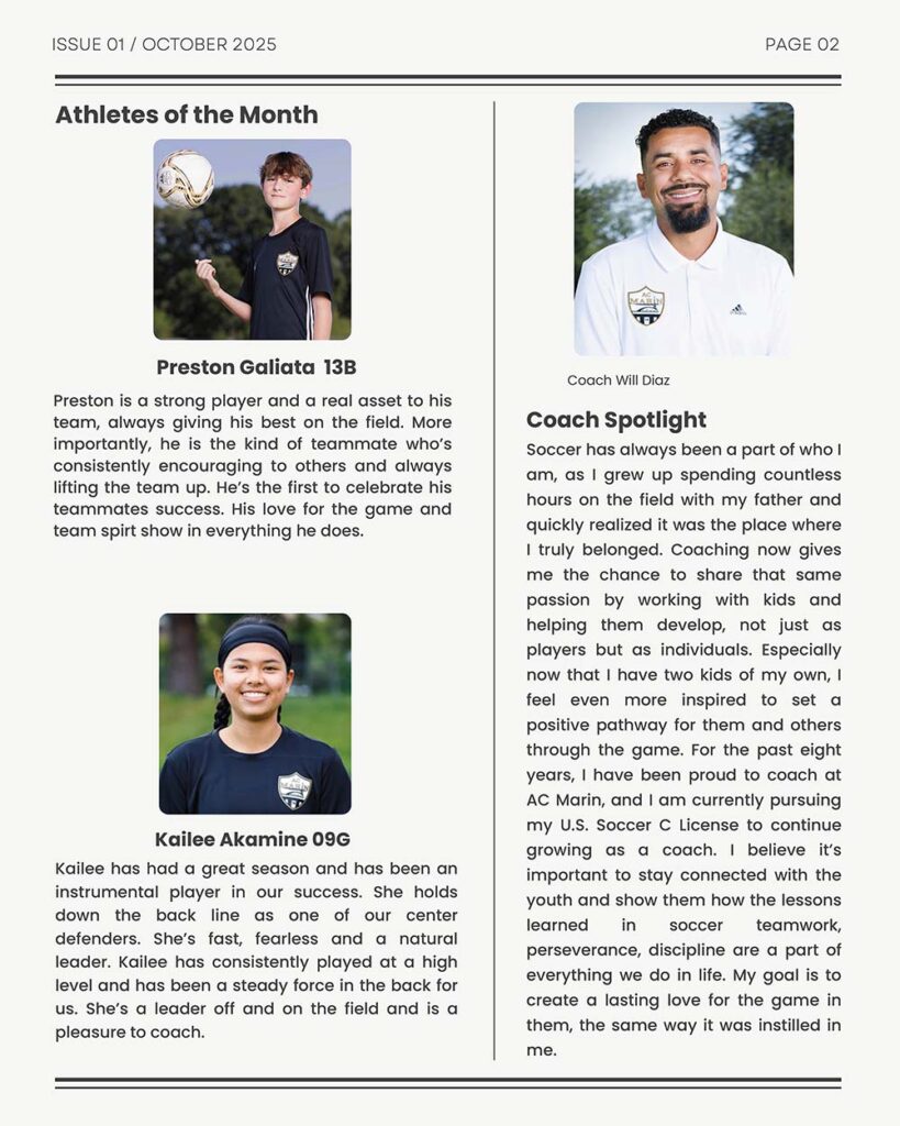 AC MARIN Newsletter Oct 25